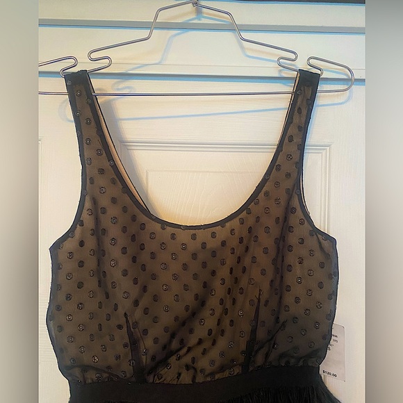 Temperance Dress size XS with faux ostrich feathers - Picture 3 of 4